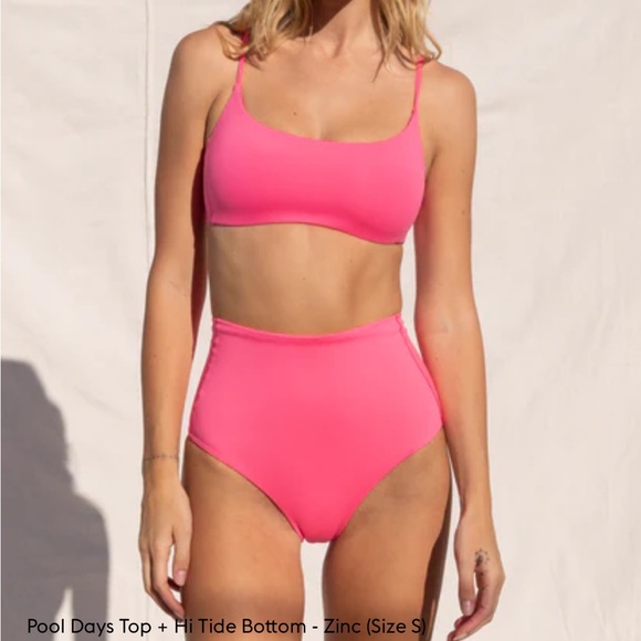 Left On Friday Other - Left on Friday - Large - pink two piece swimsuit set!